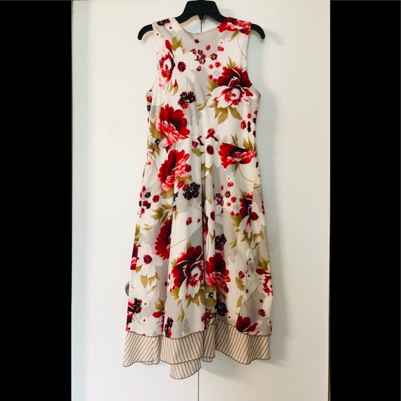 Anthropologie Neesh Cotton Flared Dress sz M Boho - Picture 9 of 12